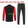 AS Rom Kinder Schwarz Sweatshirts Anzüge 2023-2024